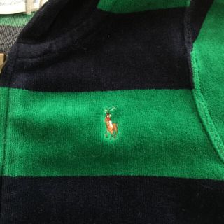 ラルフローレン(Ralph Lauren)のmaki.t様専用　値下げ‼︎ラルフローレン ベロア ボーダー パーカー 80 (その他)