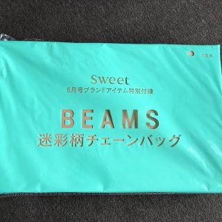 ビームス(BEAMS)のBEAMS 迷彩柄チェーンバッグ  雑誌付録(ハンドバッグ)