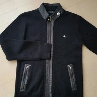 バーバリーブラックレーベル(BURBERRY BLACK LABEL)のBURBERRYジップニットセーター(ニット/セーター)