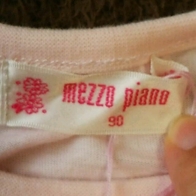 mezzo piano(メゾピアノ)の新品タグ付き！メゾピアノ半袖Ｔシャツ❤ キッズ/ベビー/マタニティのキッズ服女の子用(90cm~)(その他)の商品写真