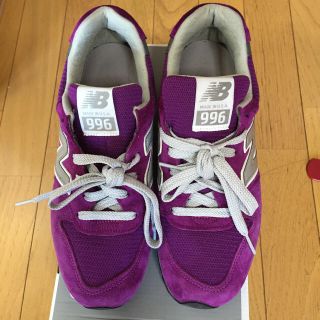 ニューバランス(New Balance)のニューバランスM996  ＵＳＡパープル25㎝  (スニーカー)