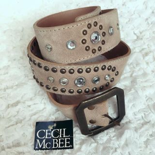 セシルマクビー(CECIL McBEE)の♡スタッズストーンベルト♡(ベルト)