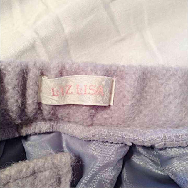 LIZ LISA(リズリサ)のリズリサ お花モチーフスカート 水色 レディースのスカート(ミニスカート)の商品写真