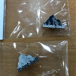 モンベル(mont bell)の新品 mont.bell モンベル ピンバッチ ２点セット(登山用品)