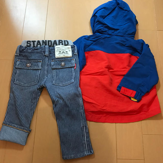 DOUBLE.B(ダブルビー)のダブルビー90セット新品＋中古 キッズ/ベビー/マタニティのキッズ服男の子用(90cm~)(ジャケット/上着)の商品写真