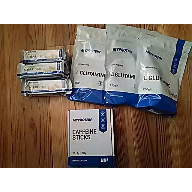 MYPROTEIN(マイプロテイン)のマイプロテイン グルタミン 250g 3セット おまけ付き プロテインバー コスメ/美容のダイエット(ダイエット食品)の商品写真