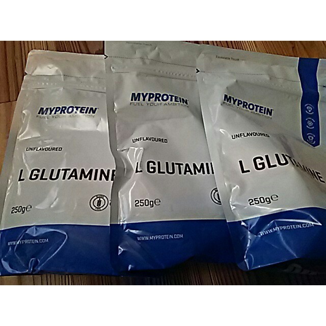 MYPROTEIN(マイプロテイン)のマイプロテイン グルタミン 250g 3セット おまけ付き プロテインバー コスメ/美容のダイエット(ダイエット食品)の商品写真