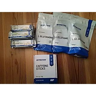 マイプロテイン(MYPROTEIN)のマイプロテイン グルタミン 250g 3セット おまけ付き プロテインバー(ダイエット食品)