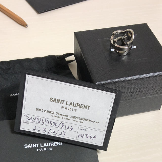 Saint Laurent(サンローラン)のサンローラン モノグラムリング 大特価 メンズのアクセサリー(リング(指輪))の商品写真