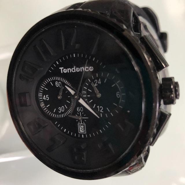 Tendence(テンデンス)の【最終価格】TENDENCE ガリバーラウンドクロノ ブラック 正規品 メンズの時計(腕時計(アナログ))の商品写真