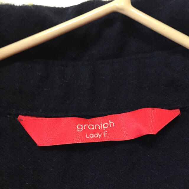 Design Tshirts Store graniph(グラニフ)のバターカップ様専用 はらぺこあおむし  シャツワンピ  ネイビー レディースのワンピース(ひざ丈ワンピース)の商品写真