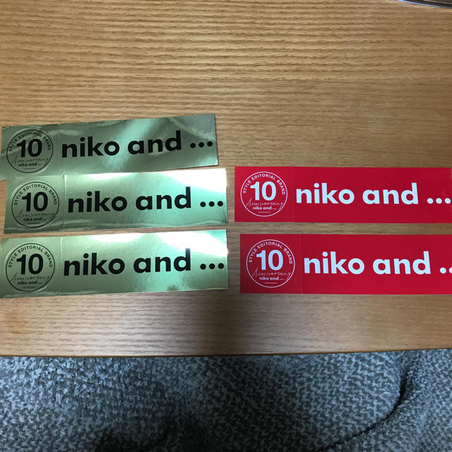 niko and...(ニコアンド)のniko and ステッカー ハンドメイドの文具/ステーショナリー(しおり/ステッカー)の商品写真