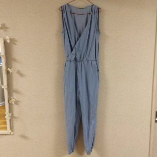 ザラ(ZARA)のZARAデニムロンパース(サロペット/オーバーオール)