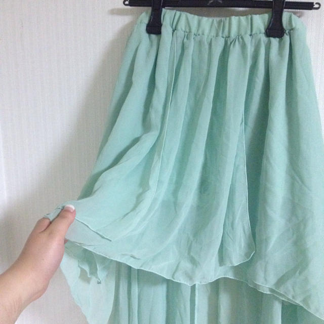 シフォンテールロングスカート レディースのスカート(ロングスカート)の商品写真