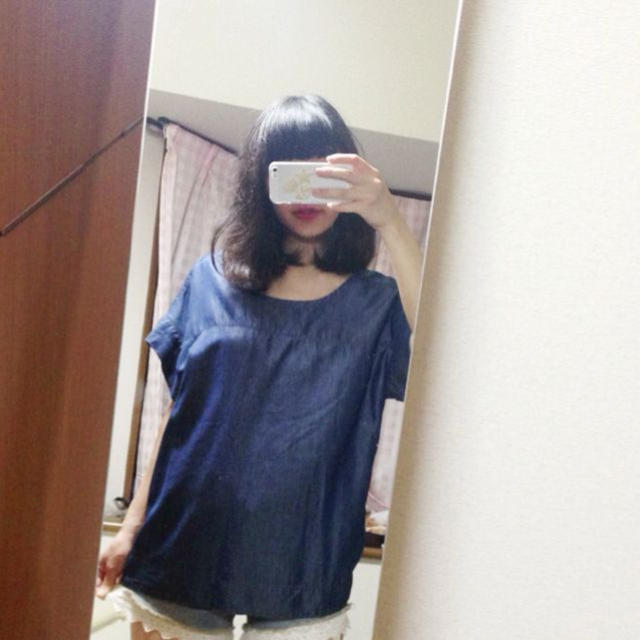 UNIQLO(ユニクロ)のデニムトップス🌸 レディースのトップス(Tシャツ(半袖/袖なし))の商品写真