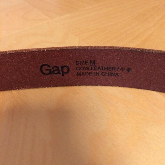 GAP(ギャップ)の牛革ベルト レディースのファッション小物(ベルト)の商品写真