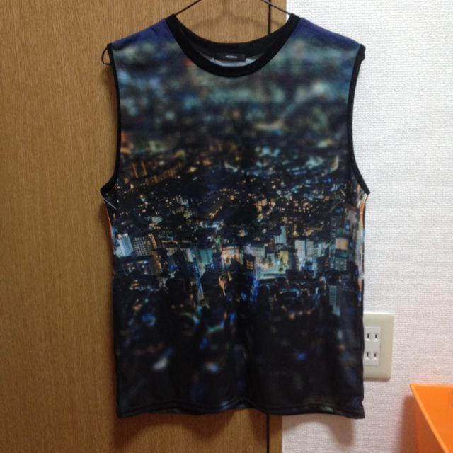 MURUA(ムルーア)の2014SS♡夜景プリントタンクトップ レディースのトップス(Tシャツ(半袖/袖なし))の商品写真