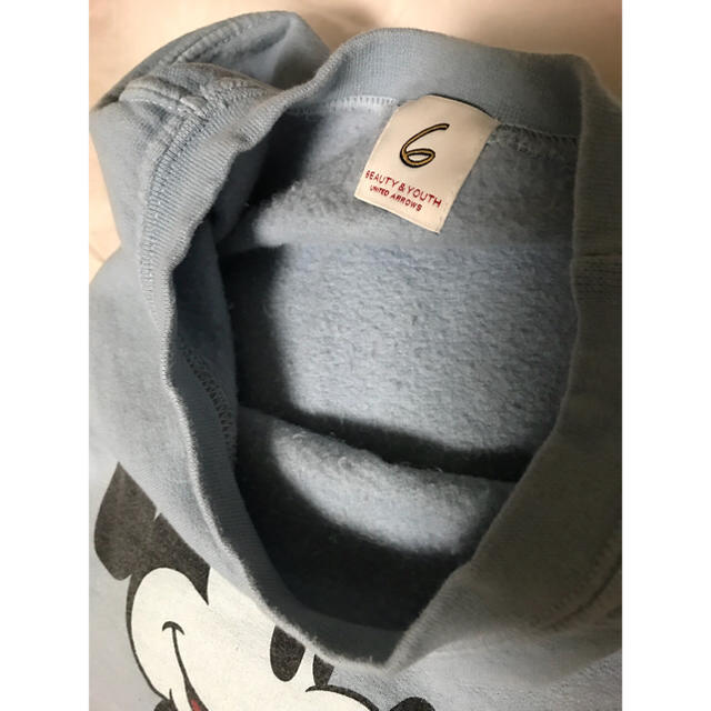 BEAUTY&YOUTH UNITED ARROWS(ビューティアンドユースユナイテッドアローズ)のroku ミッキー スウェット ヴィンテージ mickey sweat レディースのトップス(トレーナー/スウェット)の商品写真