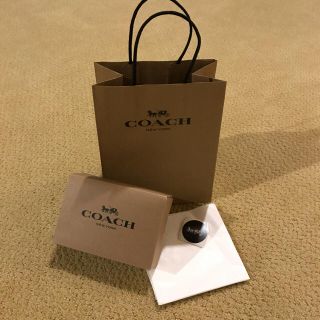 コーチ(COACH)のギフト 未使用 非売品 コーチ COACH 箱 紙袋 シール４点セット(ショップ袋)