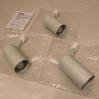 ムジルシリョウヒン(MUJI (無印良品))の【無印良品】【間接照明】システムライト用LEDスポットライト×3(天井照明)