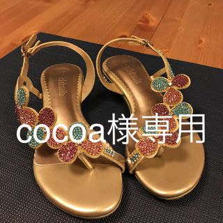 ★cocoa様専用★美品☆キラキラ☆トングサンダル☆サイズ36(サンダル)