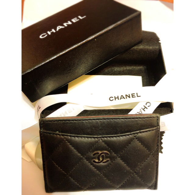 CHANEL パスケース 定期入れ - 名刺入れ/定期入れ