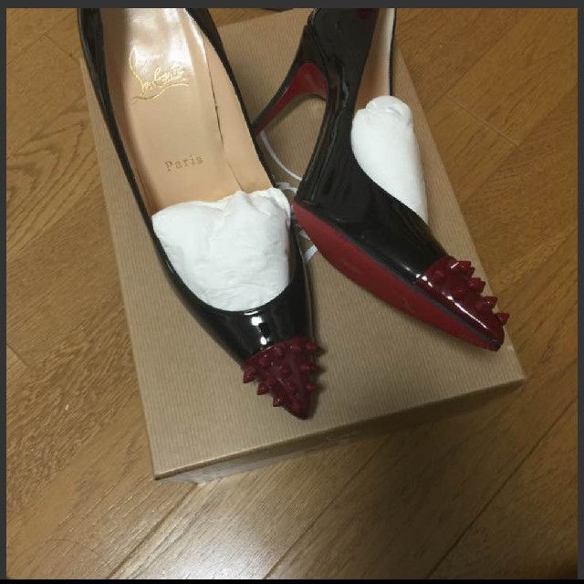 Christian Louboutin - 未使用 裏張り済 ルブタンパンプス 37.5 Christian Louboutin - 未使用 裏張り済 ルブタンパンプス 37.5