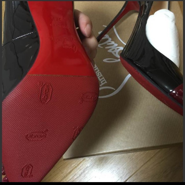 Christian Louboutin - 未使用 裏張り済 ルブタンパンプス 37.5 Christian Louboutin - 未使用 裏張り済 ルブタンパンプス 37.5