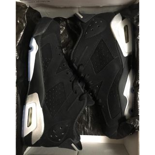 ナイキ(NIKE)の56様専用★NIKE AIR JORDAN 6 LOW 黒×銀(スニーカー)