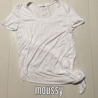 マウジー(moussy)のマウジー moussy 白 Ｔシャツ(その他)