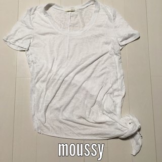 マウジー(moussy)のマウジー moussy 白 Ｔシャツ(その他)