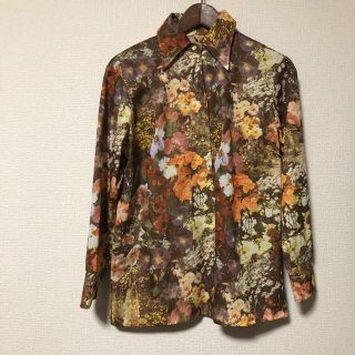 グリモワール(Grimoire)のvintage 花柄シャツ(シャツ/ブラウス(長袖/七分))