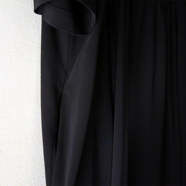 MM6(エムエムシックス)のMM6 メゾン マルジェラ シャーリング ワンピース ドレス 40 レディースのワンピース(ひざ丈ワンピース)の商品写真