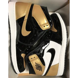 ナイキ(NIKE)のJordan 1 Retro High NRG Patent Gold Toe(スニーカー)