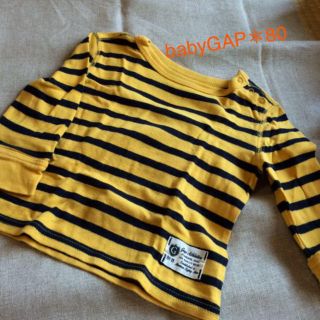 ベビーギャップ(babyGAP)のbabyGAP＊ボーダーロンT 80(その他)