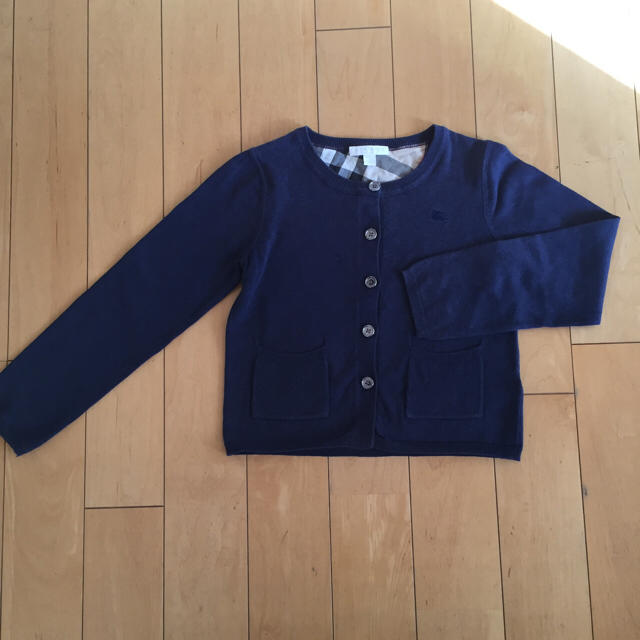 BURBERRY(バーバリー)のキッズカーディガン 訳あり キッズ/ベビー/マタニティのキッズ服女の子用(90cm~)(カーディガン)の商品写真