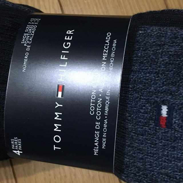 TOMMY HILFIGER(トミーヒルフィガー)のTOMMYFILFIGERトミーヒルフィガーソックス靴下新品4足セット★格安 メンズのレッグウェア(ソックス)の商品写真