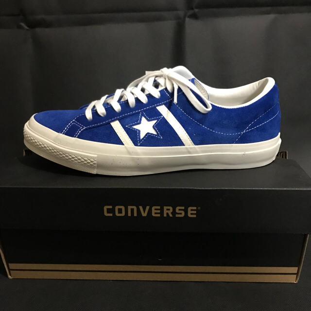 CONVERSE(コンバース)のコンバース スター&バーズ 新品未使用 27.5センチ ブルー メンズの靴/シューズ(スニーカー)の商品写真