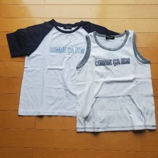 コムサイズム(COMME CA ISM)の7月8日午前中まで　コムサイズムＴシャツ&タンクトップセット 130cm(その他)