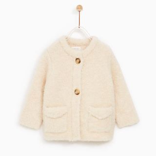 ザラキッズ(ZARA KIDS)の新品 zara baby  ファー  コート(コート)