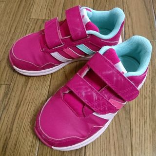 アディダス(adidas)のadidas スニーカー ピンク 16センチ(スニーカー)