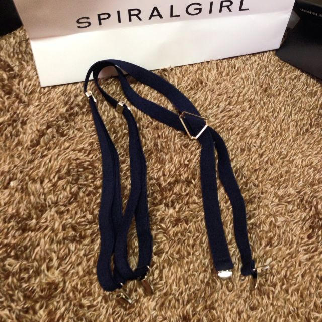 SPIRAL GIRL(スパイラルガール)のサスペンダー レディースのファッション小物(サスペンダー)の商品写真