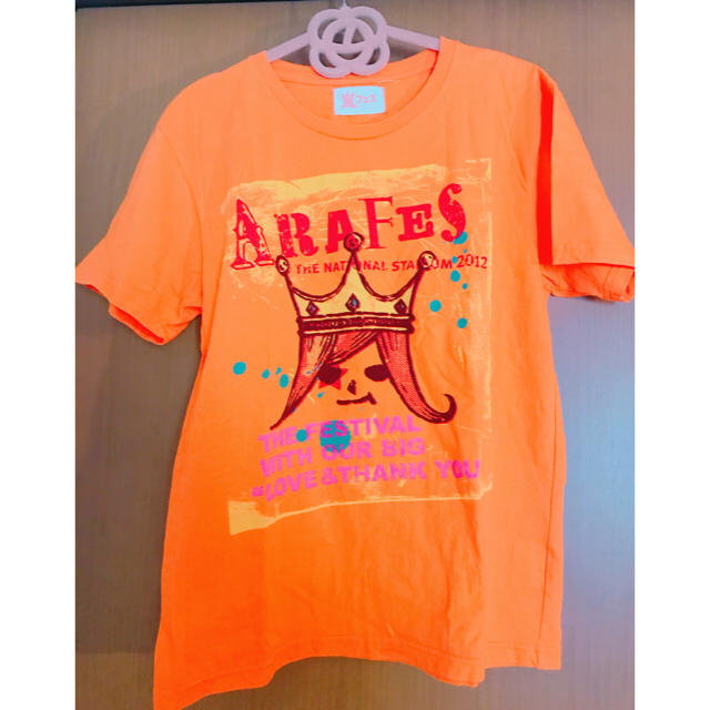 嵐 - 売切値下 嵐 グッズ ARAFES 2012 アラフェス Tシャツ オレンジの ...
