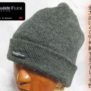 ザノースフェイス(THE NORTH FACE)のThinsulate FLEX シンサレートフレックス ニットキャップ グレー(ニット帽/ビーニー)