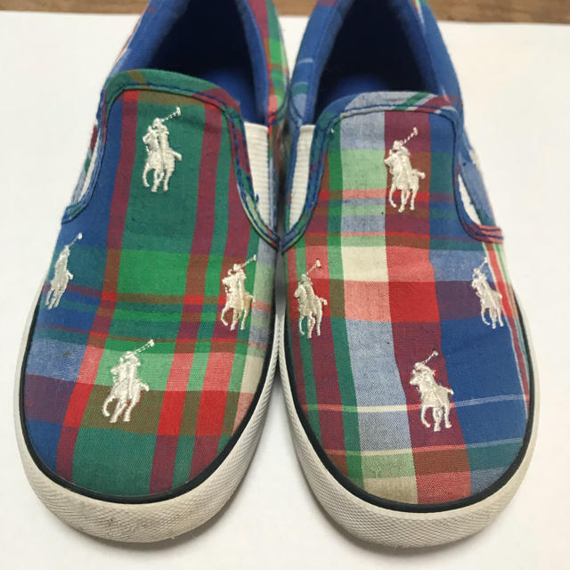 POLO RALPH LAUREN(ポロラルフローレン)のnishiyang様専用♡ポロラルフローレン スリッポン 17㎝ キッズ/ベビー/マタニティのキッズ靴/シューズ(15cm~)(スリッポン)の商品写真