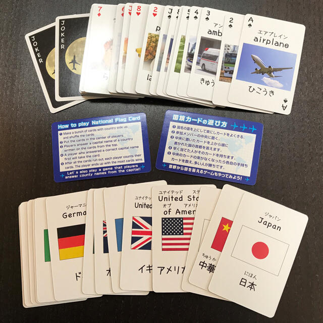 ANA(全日本空輸)(エーエヌエー(ゼンニッポンクウユ))のANA(全日本空輸)  トランプ&国旗カード   エンタメ/ホビーのテーブルゲーム/ホビー(トランプ/UNO)の商品写真