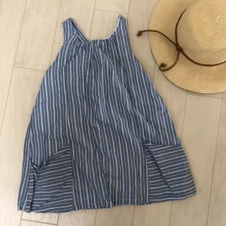 オールドネイビー(Old Navy)のOLDNAVY ストライプワンピース(ワンピース)