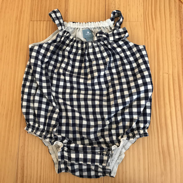 babyGAP(ベビーギャップ)のbabyGap ギンガムチェック ロンパース キッズ/ベビー/マタニティのベビー服(~85cm)(ロンパース)の商品写真