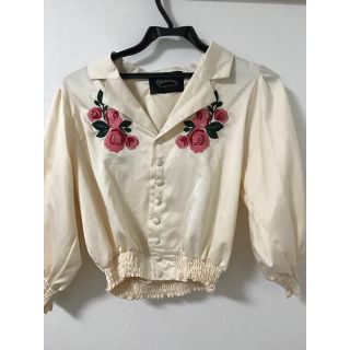 ロキエ(Lochie)の古着 ビンテージ vintage ブラウス(シャツ/ブラウス(半袖/袖なし))