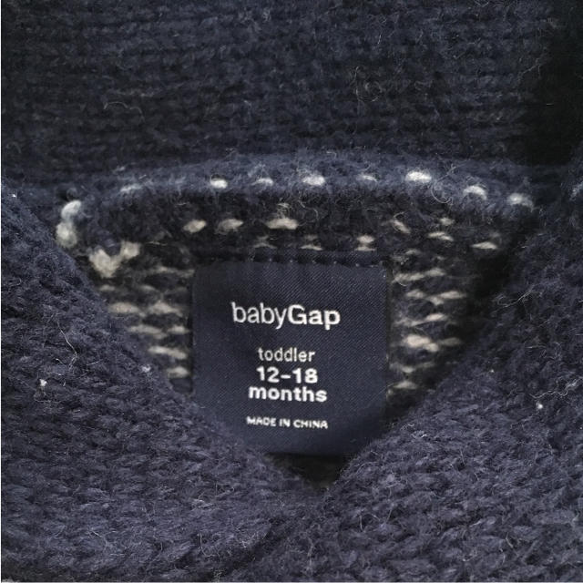 babyGAP(ベビーギャップ)のギャップ ボーダーニット キッズ/ベビー/マタニティのベビー服(~85cm)(ニット/セーター)の商品写真